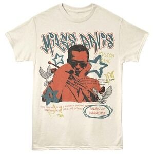 Miles Davis Birds Of Paradise Natural T-Shirt